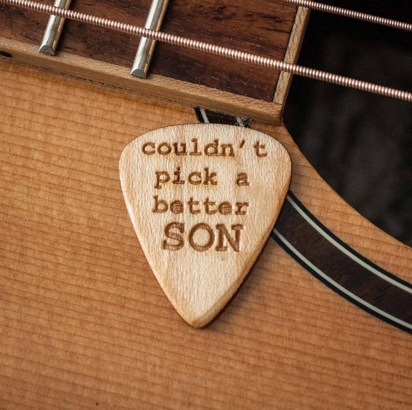 son guitar picks gifts wood picks
