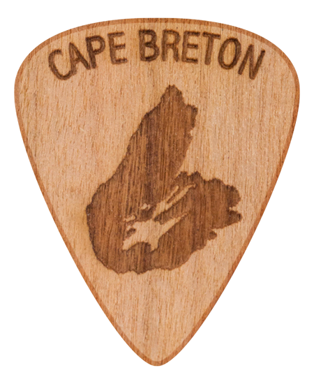 Guitar Pick - Cape Breton Island - Nova Scotia - Maple Wood - Tree Picks