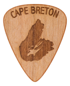 Guitar Pick - Cape Breton Island - Nova Scotia - Maple Wood - Tree Picks