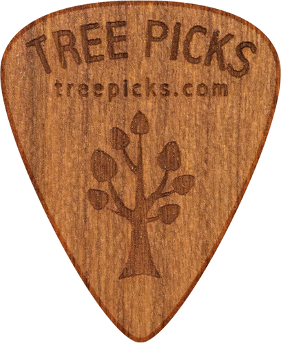 Guitar Pick - Cherry Wood - Tree Picks