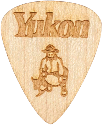 yukon guitar pick wood music