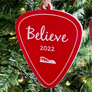 Believe Christmas Ornaments