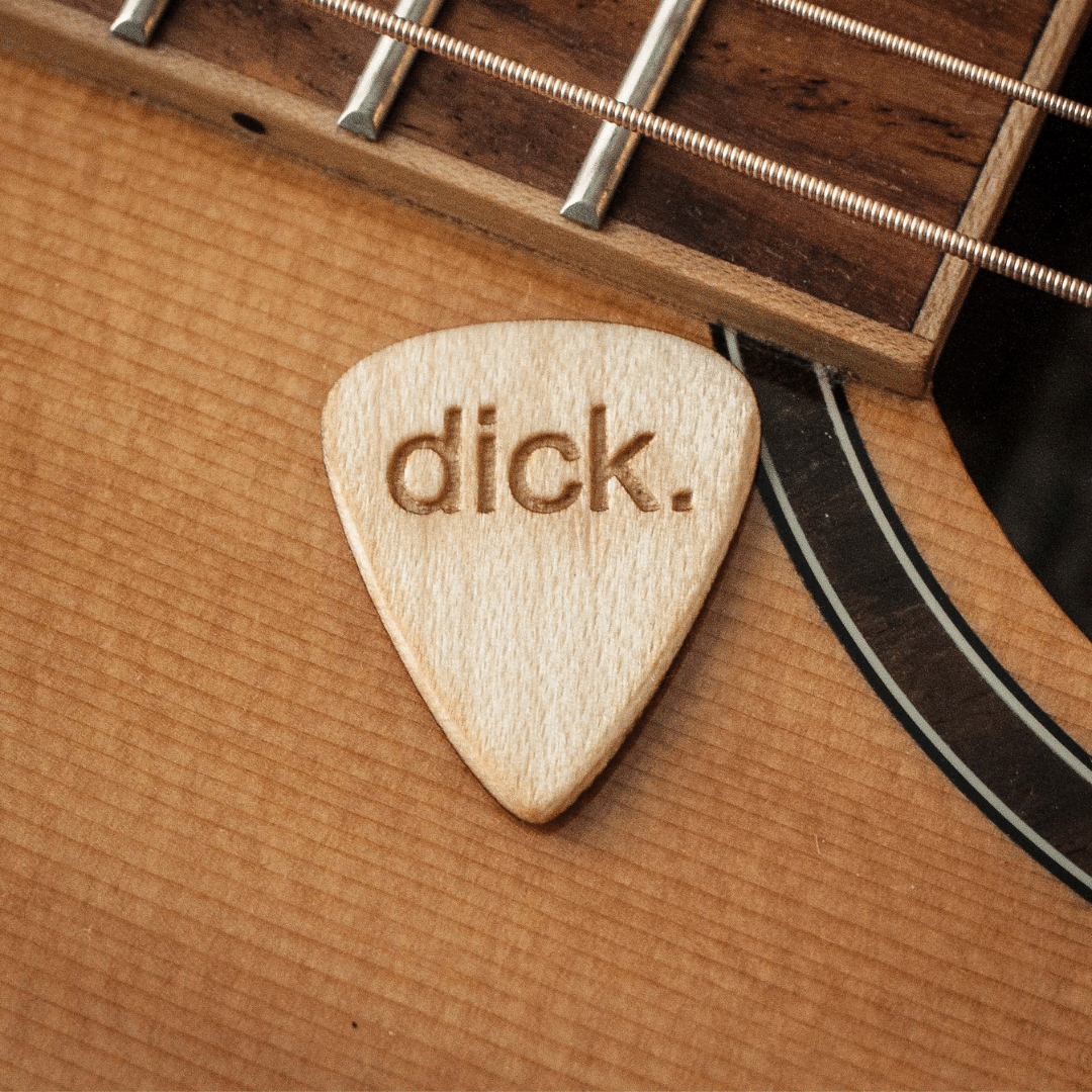 dick picks pick pic wood guitar
